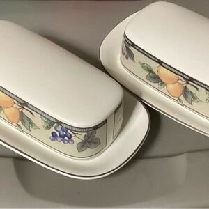 Mikasa Garden Harvest Butter Dishes